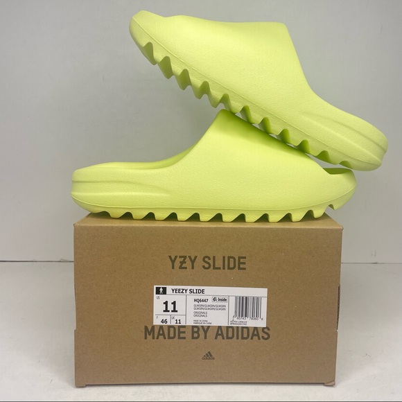 Adidas Yeezy Slide “Green Glow” NEW 2022